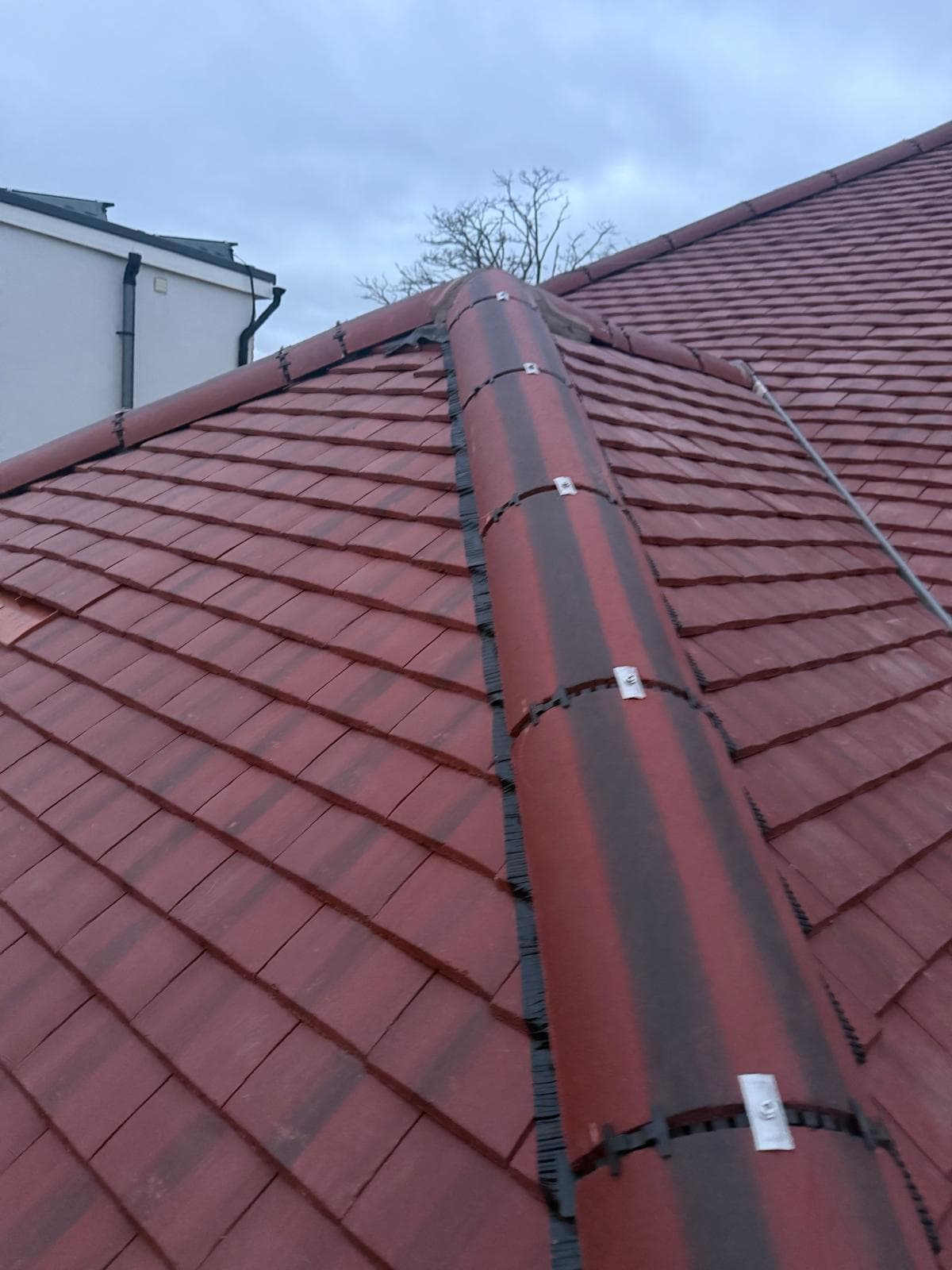 Tile & Slate Ridge Detail
